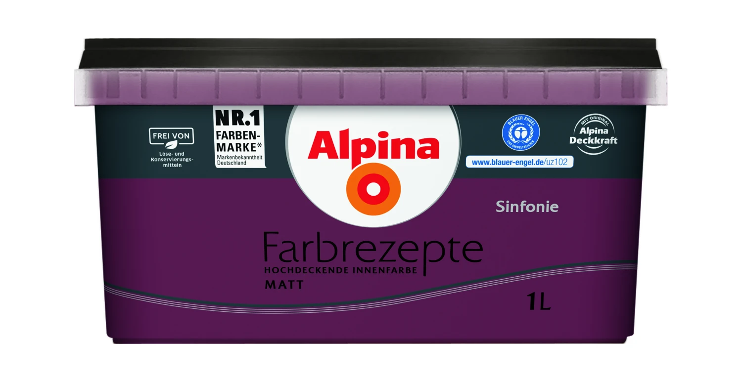 Alpina Farbrezepte Sinfonie, 1L 3 Alpina Farbrezepte Sinfonie, 1L