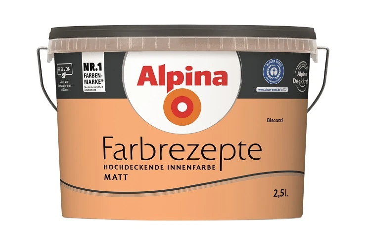 Alpina Farbrezepte Biscotti, 2,5L 3 Alpina Farbrezepte Biscotti, 2,5L