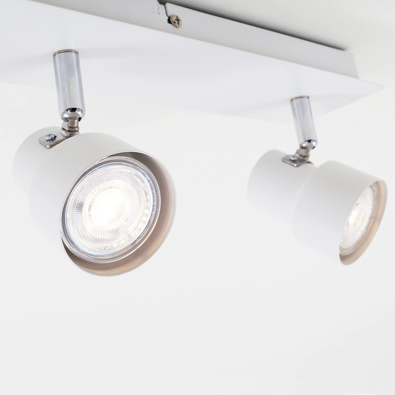 Briloner Deckenleuchte, Weiß, 3-flammig 4 Briloner Deckenleuchte, Weiß, 3-flammig – Bild 2