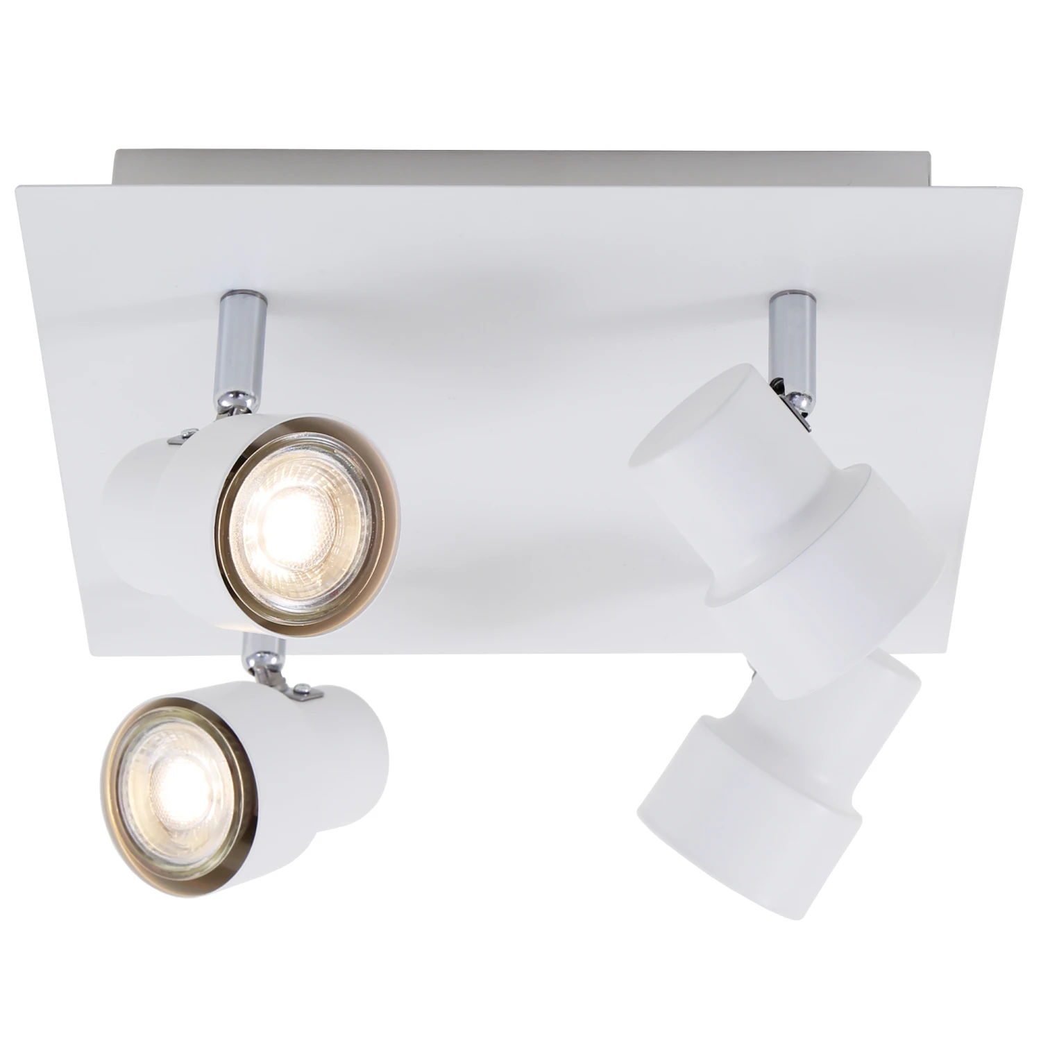 Briloner Deckenleuchte, Weiß, 4-flammig 3 Briloner Deckenleuchte, Weiß, 4-flammig