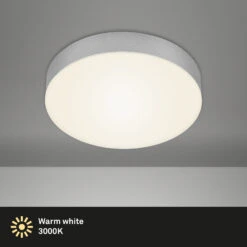 Briloner Deckenleuchte, Silber, D: 21,2cm -Heimtextilien 4002707403685 5