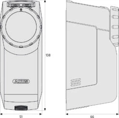 Abus Funk-Türschlossantrieb HomeTec Pro CFA3000W 7 Abus Funk-Türschlossantrieb HomeTec Pro CFA3000W -Heimtextilien 4003318101236 c1