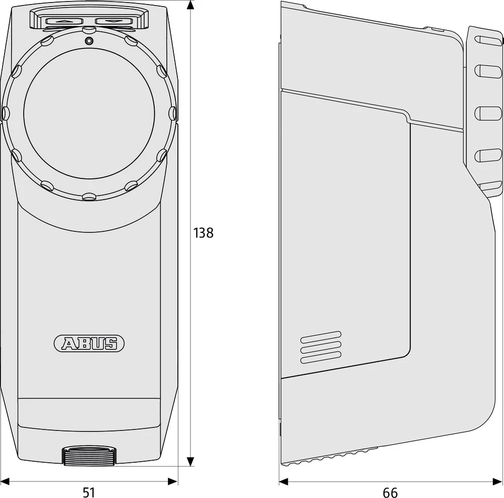Abus Funk-Türschlossantrieb HomeTec Pro CFA3000W 5 Abus Funk-Türschlossantrieb HomeTec Pro CFA3000W – Bild 3