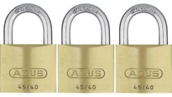 Abus Messing-Vorhangschloss 45/40 Triples