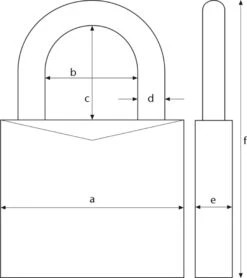 Abus Messing-Hangschloss 75/50 -Heimtextilien 4003318266393 c4