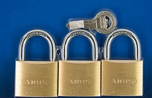 Abus Messing-Vorhangschloss-Set 62/40 TR 3 Abus Messing-Vorhangschloss-Set 62/40 TR