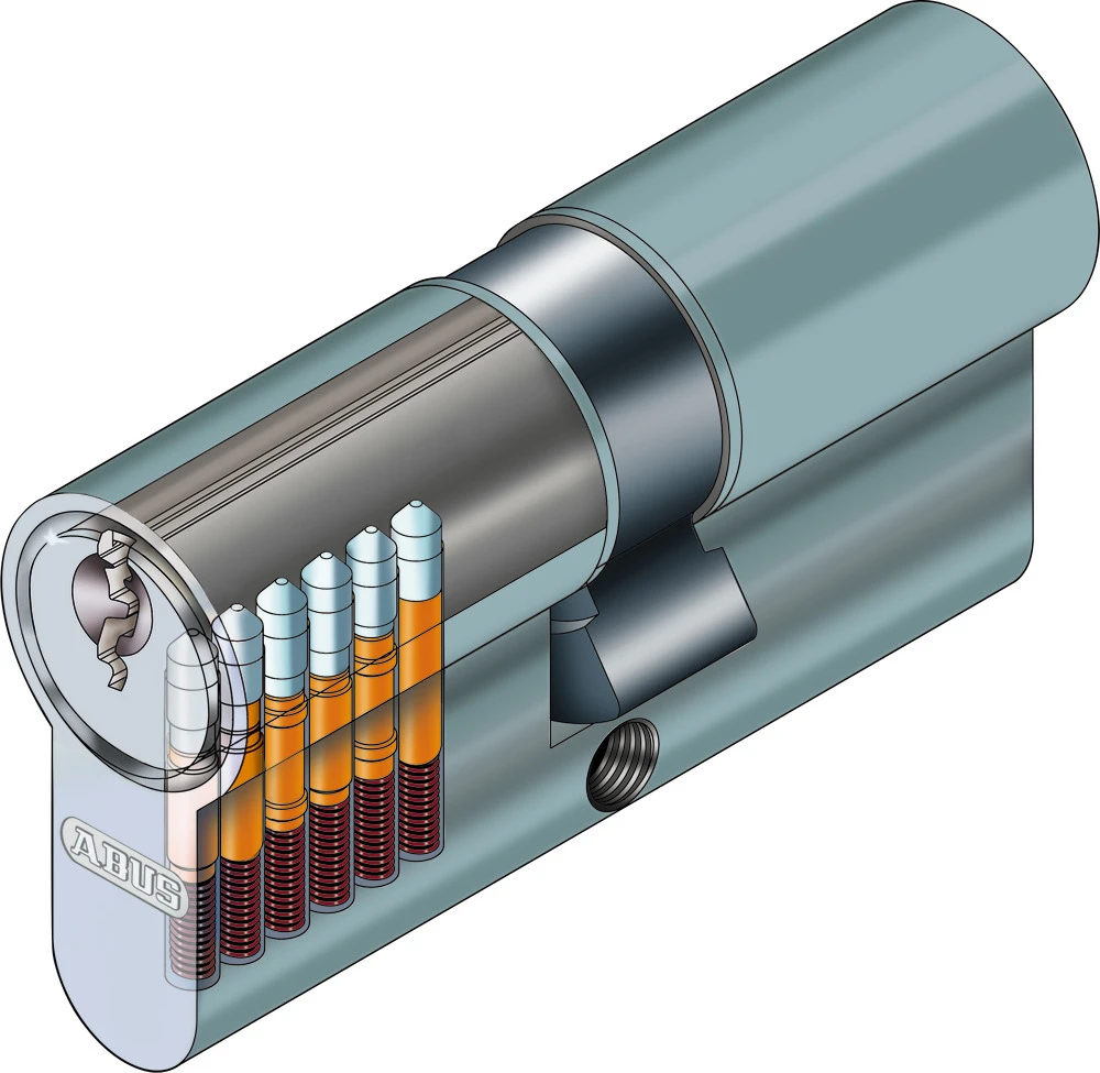 Abus Profilzylinder Mit N+G-Funktion, E30NP 30/30 4 Abus Profilzylinder Mit N+G-Funktion, E30NP 30/30 – Bild 2