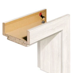 Borne Zarge, Dekor Pinie Weiß