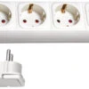 Brennenstuhl Steckdosenleiste Mit Flachstecker, 6er, Weiß