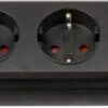 Brennenstuhl Steckdosenleiste + USB, 5fach, Schwarz