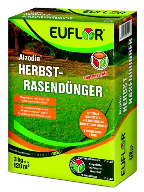 Euflor Alzodin Herbst-Rasendünger, 3 Kg 3 Euflor Alzodin Herbst-Rasendünger, 3 Kg