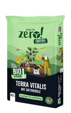 Euflor Zero! Bio TerraVitalis, 40 L -Heimtextilien 4008089017014 zero 40l terra vitalis 3d