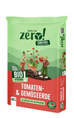 Euflor Zero! Bio Tomaten- & Gemüseerde, 40 L -Heimtextilien 4008089017267 zero 40l tomaten und gem seerde 3d