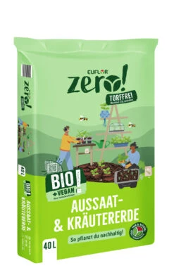 Euflor Zero! Bio Aussaat- & Kräutererde, 40 L