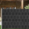 Floraworld PVC-Sichtschutzstreifen, Anthrazit 2 Floraworld PVC-Sichtschutzstreifen, Anthrazit -Heimtextilien 4047883058267 1