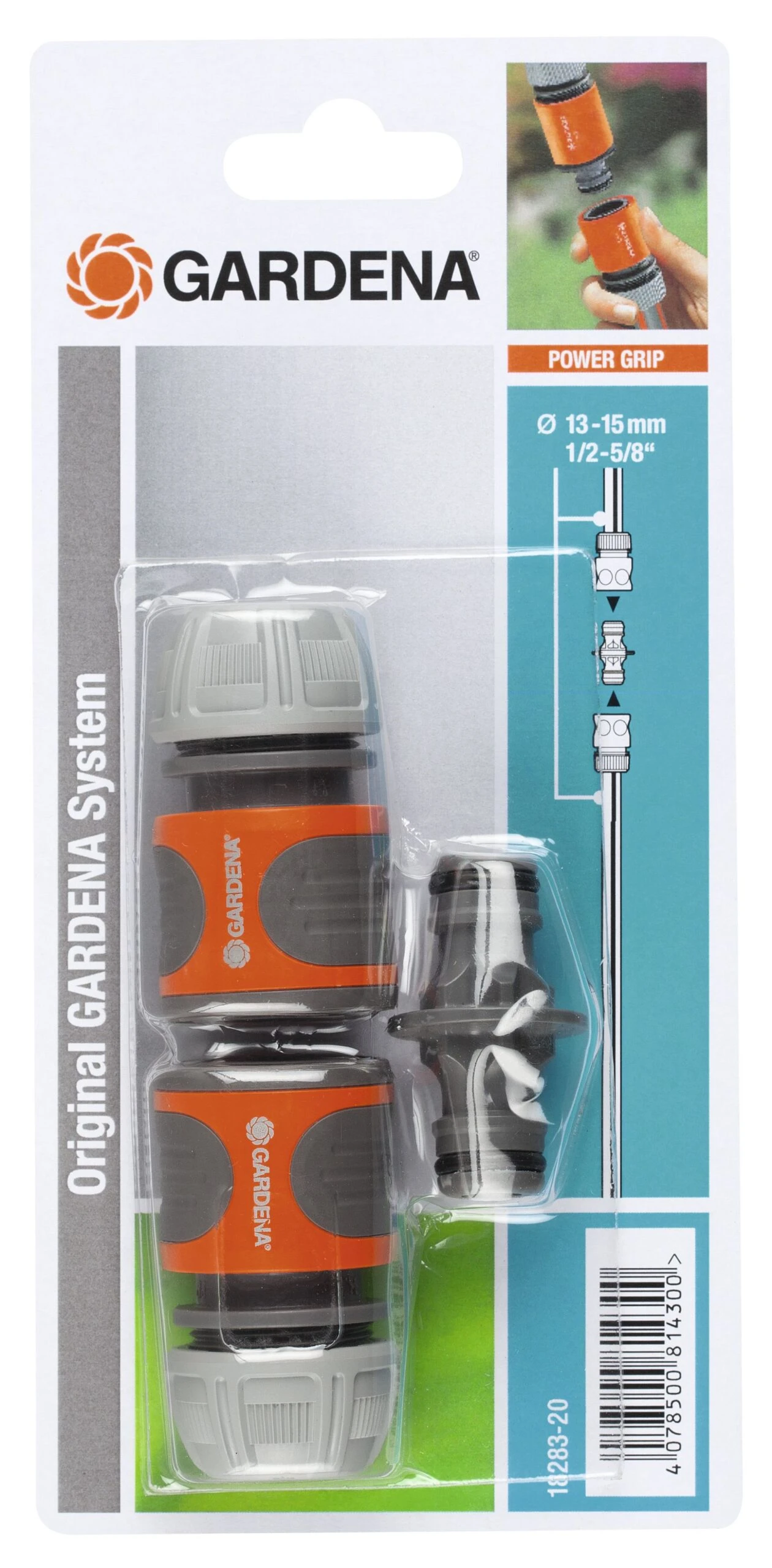 Gardena Kupplungs-Satz 13mm 1/2" 4 Gardena Kupplungs-Satz 13mm 1/2" – Bild 2