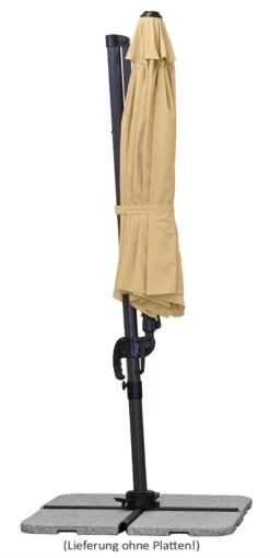 Schneider Schirm "Rhodos Eco Twist", Ø 300 Cm, Natur -Heimtextilien 426290 10