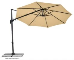 Schneider Schirm "Rhodos Eco Twist", Ø 300 Cm, Natur