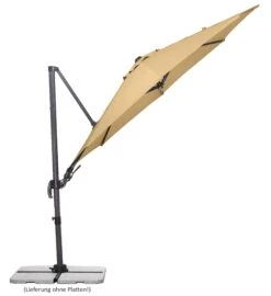 Schneider Schirm "Rhodos Eco Twist", Ø 300 Cm, Natur -Heimtextilien 426290 8