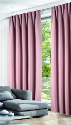Albani Schlaufenvorhang, Rose