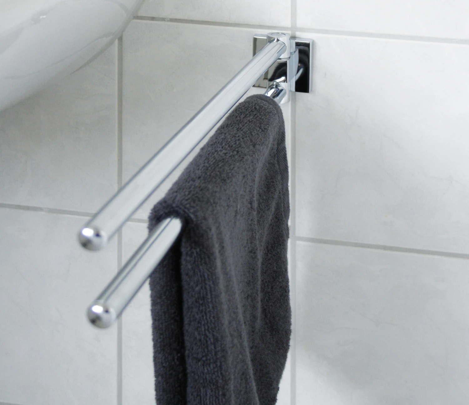 Fackelmann Handtuchstange, 2er 3 Fackelmann Handtuchstange, 2er