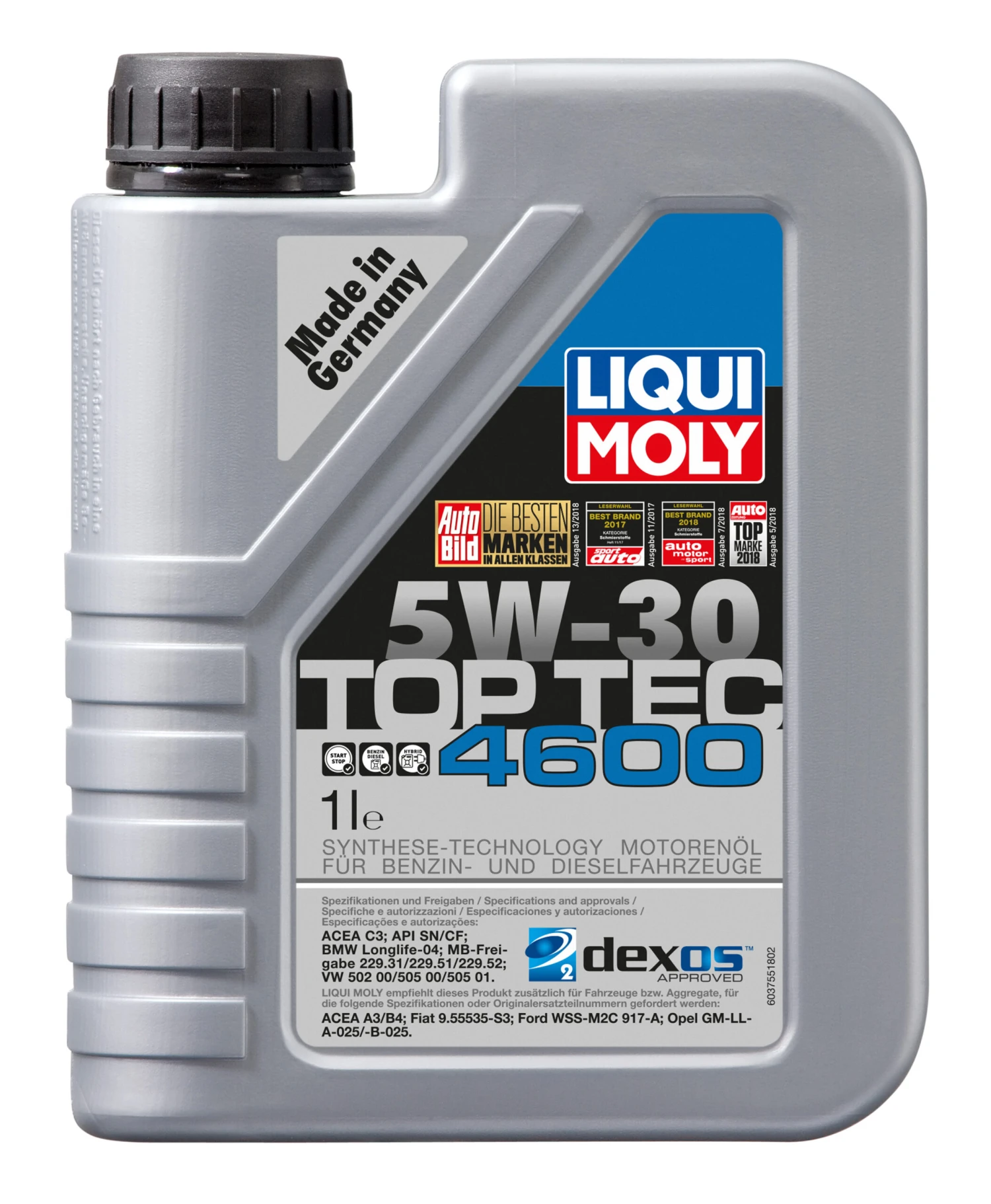 Liqui Moly Top Tec 4600 5W-30 3 Liqui Moly Top Tec 4600 5W-30