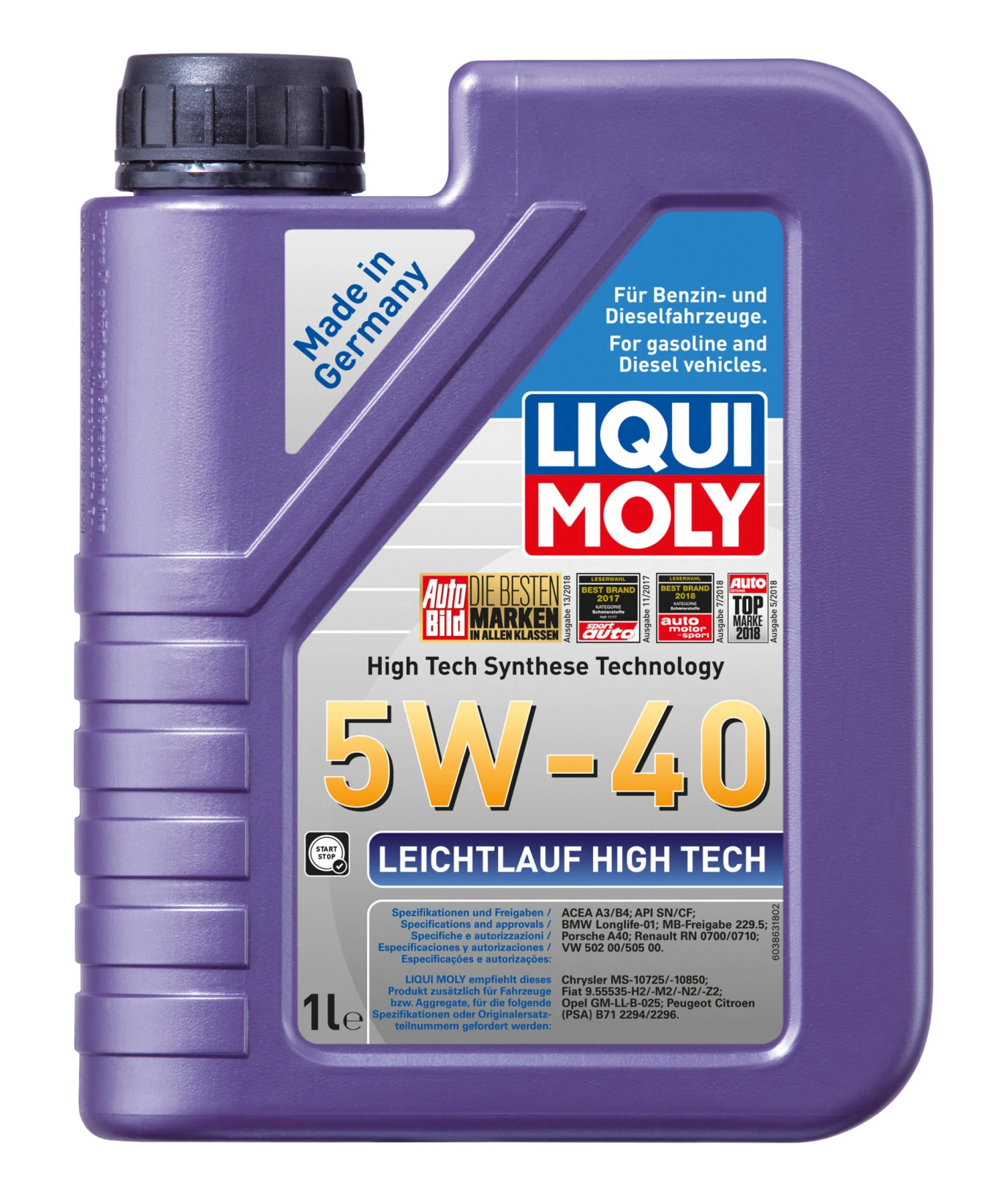 Liqui Moly High Tech 5W-40 2 Liqui Moly High Tech 5W-40