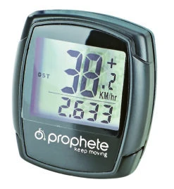 Prophete Fahrrad-Computer -Heimtextilien 475400 schwarz