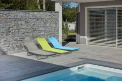 Vog 2 Bein-Liege Aus Textil, Grau