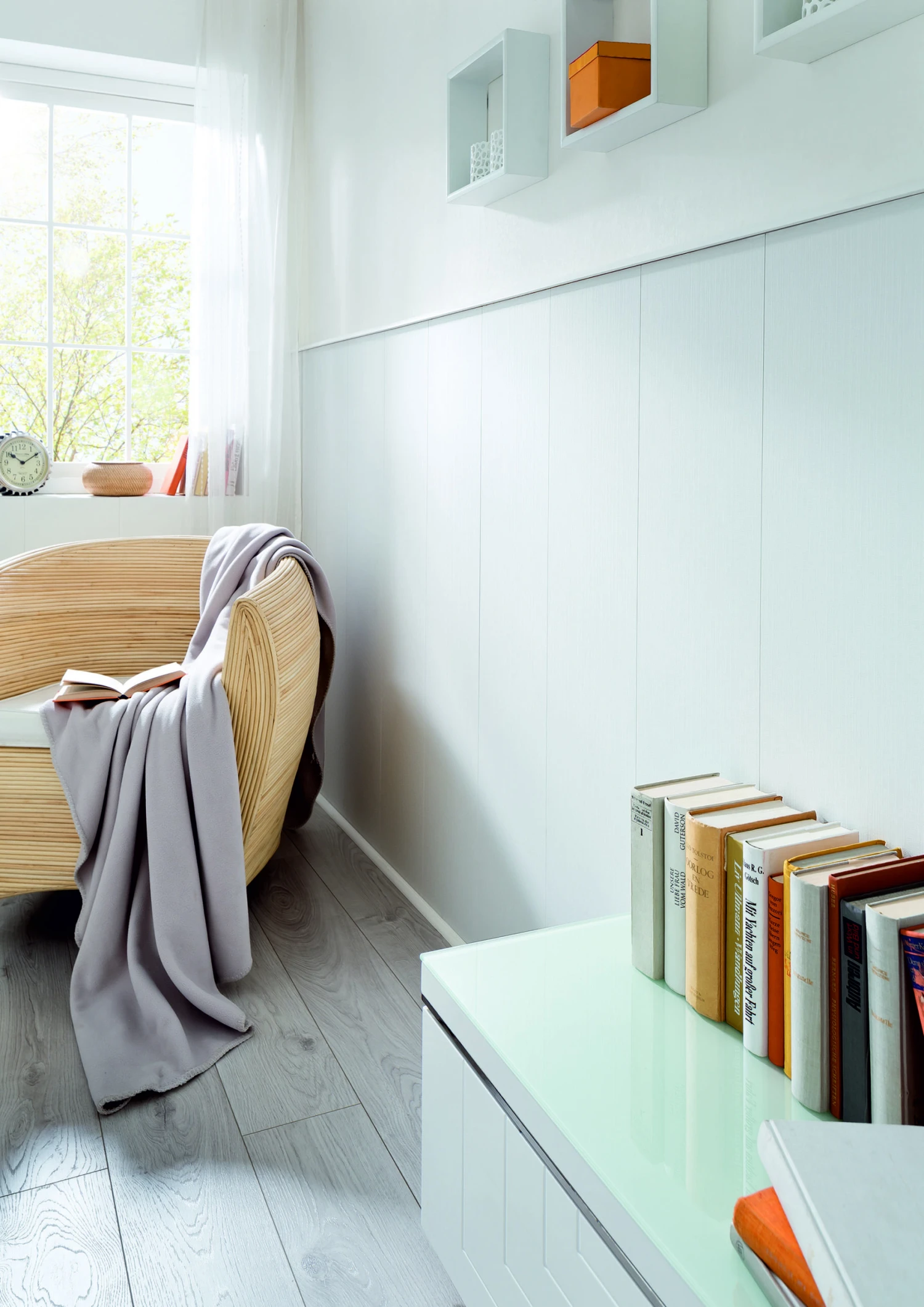 Moderna Dekorpaneel Moderna Urbano, Weiß Supermatt 3 Moderna Dekorpaneel Moderna Urbano, Weiß Supermatt