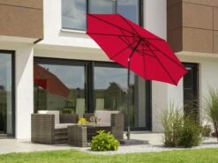 Schneider Schirm "Harlem", Ø 270 Cm, Rot -Heimtextilien 509821 9