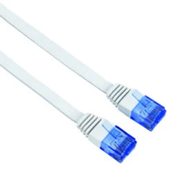 Hama Netzwerkkabel CAT6 Flach, Weiß, 5 M -Heimtextilien 518963