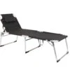 Albrecht & Radke Gartenliege XXL, Schwarz -Heimtextilien 530297