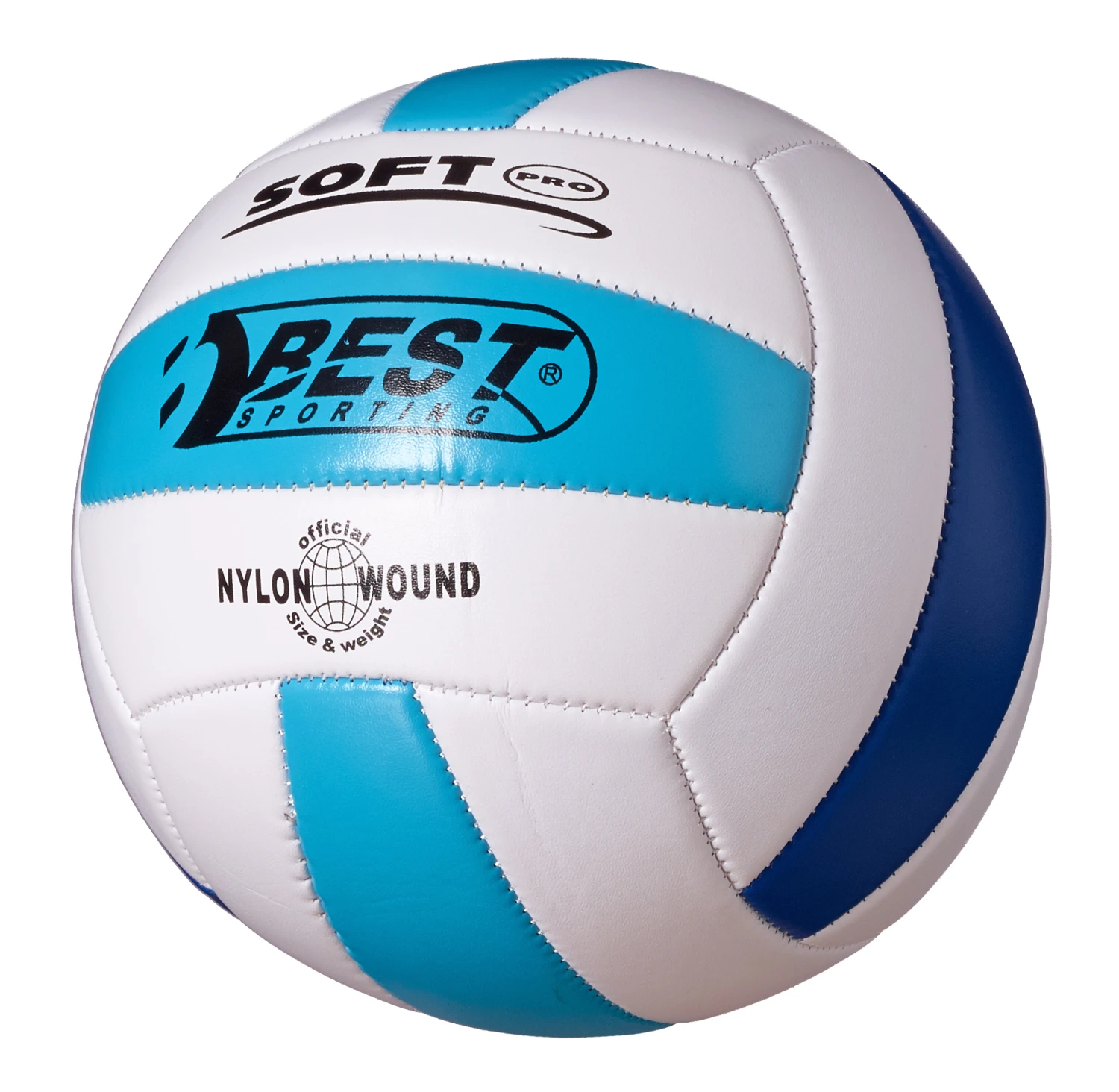 Best Volleyball Soft-Touch, Weiß/hellblau 3 Best Volleyball Soft-Touch, Weiß/hellblau