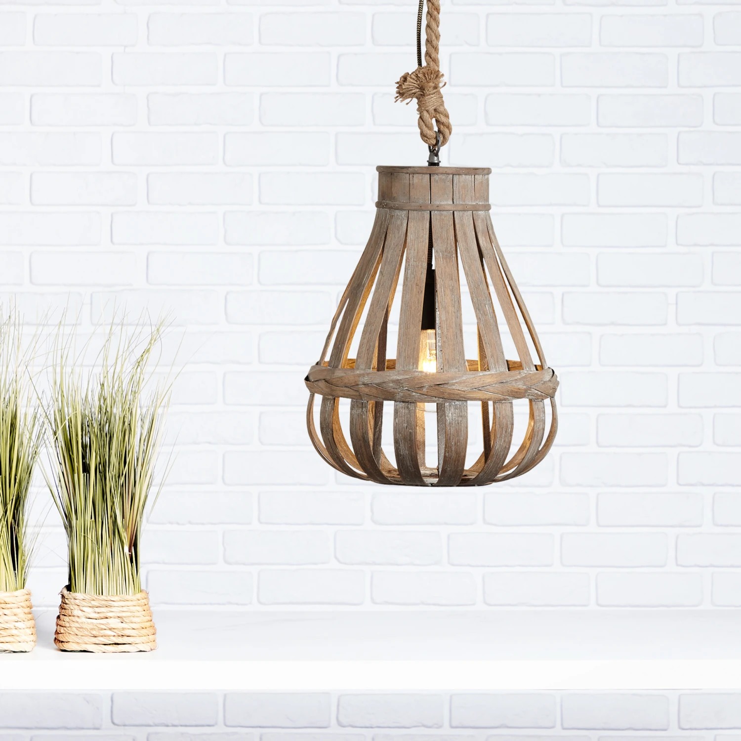 Brilliant Hängeleuchte Kaminika, Holz 4 Brilliant Hängeleuchte Kaminika, Holz – Bild 2