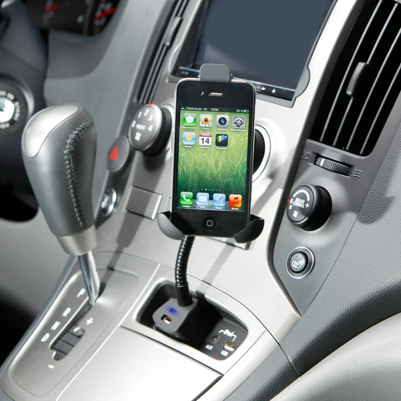 Cartrend Smartphone-Halterung Mit USB, 12V 4 Cartrend Smartphone-Halterung Mit USB, 12V – Bild 2