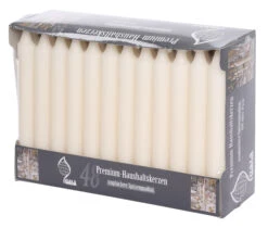 Gala Haushaltskerzen 48er-Pack, Creme