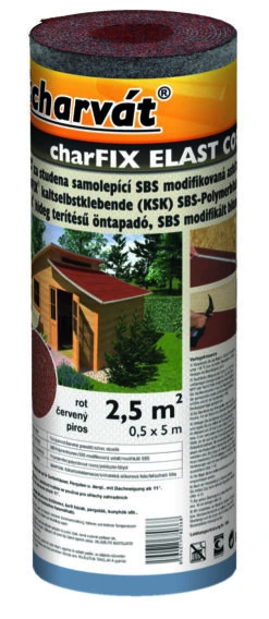 Charvát Polymerbitumenbahn Elast, Rot