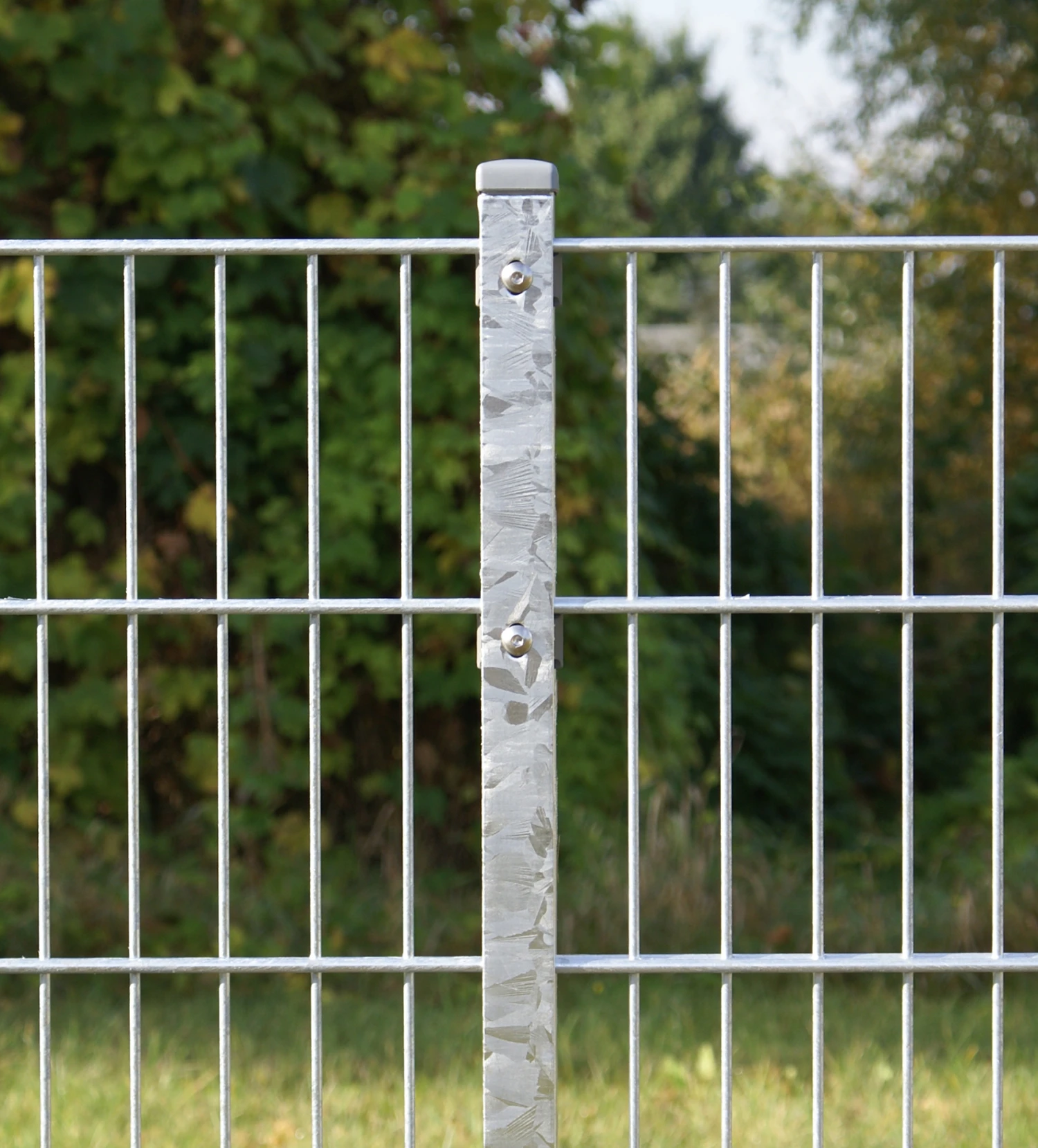 Hadra Pfosten Für Doppelstabmatte 1600/1030 Mm 4 Hadra Pfosten Für Doppelstabmatte 1600/1030 Mm – Bild 2