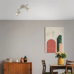 Briloner Deckenleuchte, Matt-nickel, 2-flammig -Heimtextilien 701936 5