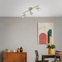 Briloner Deckenleuchte, Matt-nickel, 3-flammig 14 Briloner Deckenleuchte, Matt-nickel, 3-flammig -Heimtextilien 701938 4