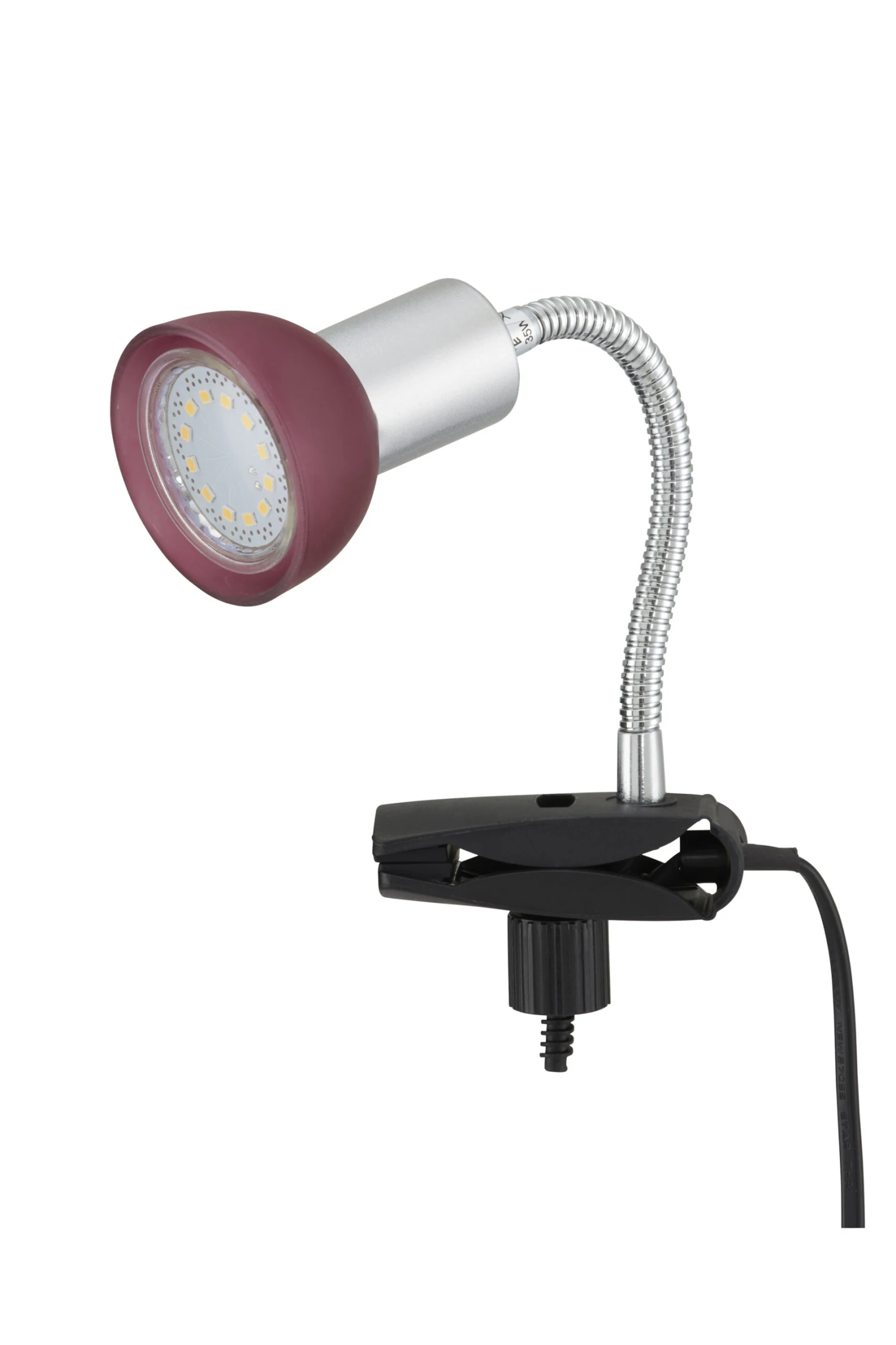 Briloner LED Klemmleuchte, Titan-rot 4 Briloner LED Klemmleuchte, Titan-rot – Bild 2