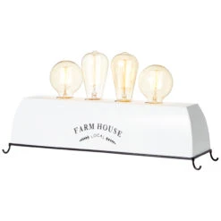 Brilliant Tischleuchte Farmlife, Weiß/Metall