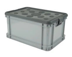 Gies Maxi-Box Mit Deckel, 45L Grau
