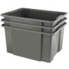 Gies Uniboxen 3er Set, 30L 1 Gies Uniboxen 3er Set, 30L -Heimtextilien 7225 grau