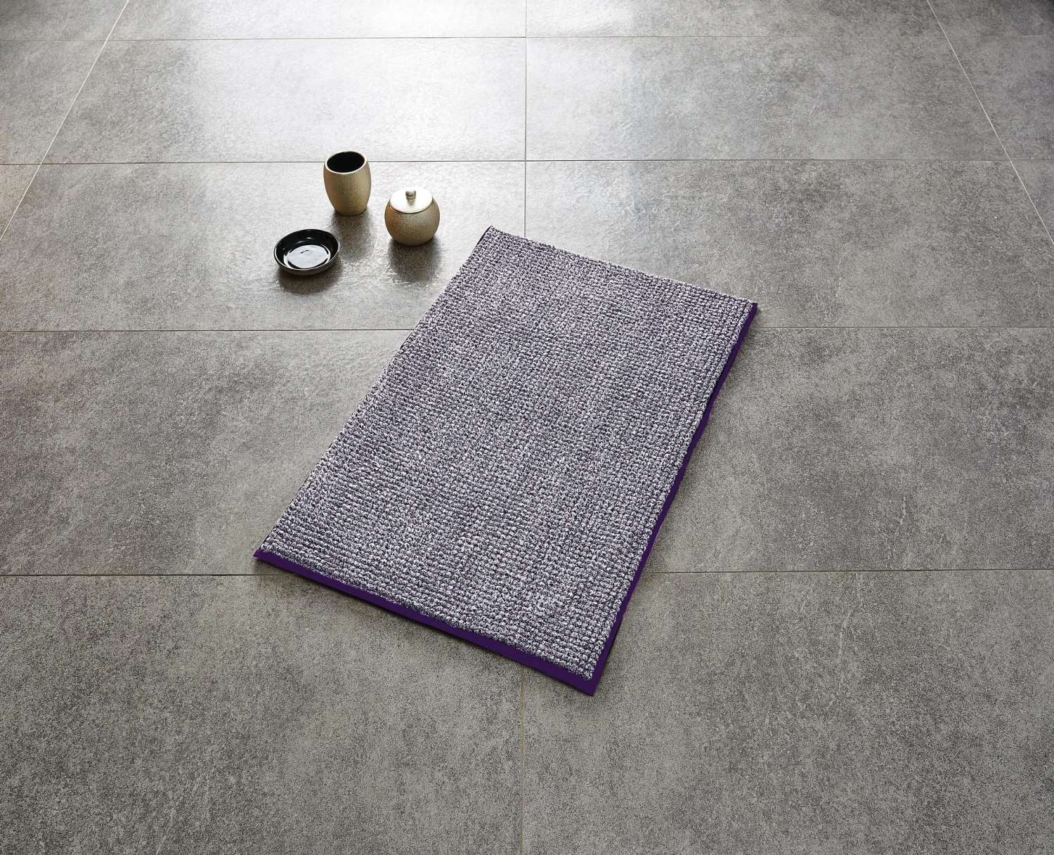 Ridder Badezimmerteppich Fresh, 60x90cm, Lila 4 Ridder Badezimmerteppich Fresh, 60x90cm, Lila – Bild 2