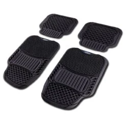 Goodyear Auto-Gummimatte Schwarz, 4-tlg.