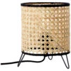 Brilliant Tischleuchte Wiley, Rattan