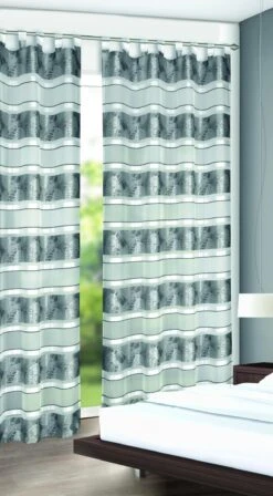 Albani Schlaufenschal Blätter, Grau