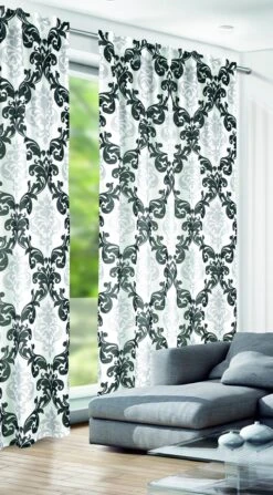 Albani Dekoschal Ornament, Grau